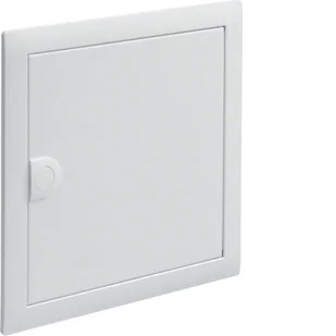 Hager polo Rama maskujaca z drzwiami 1-rzędowa 356x348x9mm Volta biała VZ101N VZ101N - Rozdzielnie elektryczne - miniaturka - grafika 1