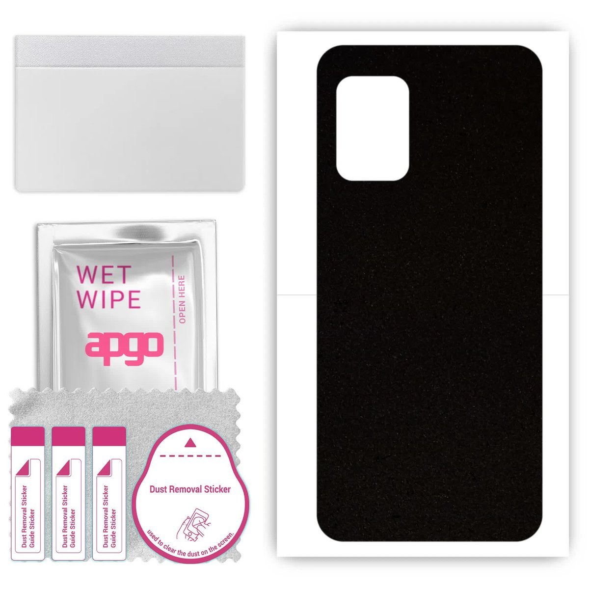 Folia naklejka skórka strukturalna na TYŁ Zamsz do Asus 8z - Zamsz Czarny - apgo SKINS