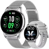 Smartwatch - Rubicon RNCF30 Silver Srebrny/Szary - miniaturka - grafika 1