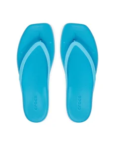 Crocs Japonki Miami Frosted Flip 211474 Niebieski - Klapki i japonki damskie - miniaturka - grafika 1