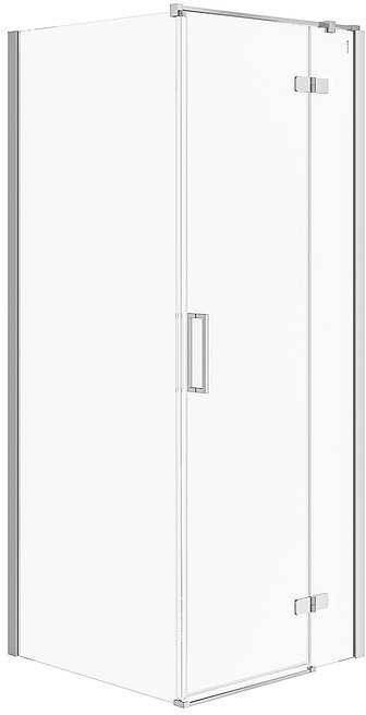 Cersanit Kabina PRYSZNICOWA NAROŻNA CITY 80X80X195 PRAWA SZKŁO TRANSPARENTNE
