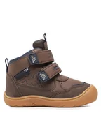 Buty dla chłopców - Kappa Śniegowce 280020M Brązowy - miniaturka - grafika 1