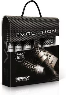 Termix Evolution Plus zestaw 5 szczotek do włosów grubych różne rozmiary - Szczotki i grzebienie do włosów - miniaturka - grafika 1