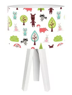Macodesign Lampa biurkowa Święto lasu mini-foto-275w, 60 W - Lampy stojące - miniaturka - grafika 1