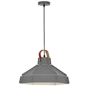 Lampy sufitowe - LAMPA SUFITOWA WISZĄCA LOFT SZARA CONA W1 - miniaturka - grafika 1