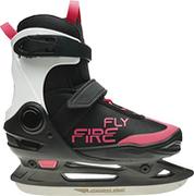 Buty snowboardowe - Firefly Unisex młodzieżowe buty do hokeja na lodzie, czarne/białe/różowe, 33 - miniaturka - grafika 1