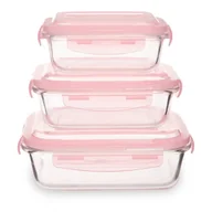 Pojemniki kuchenne - Szklane pojemniki na żywność 3 szt. Freska – Premier Housewares - miniaturka - grafika 1