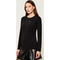 Bluzki damskie - Armani Exchange Bluzka Slim Fit - miniaturka - grafika 1