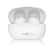 Słuchawki - Niceboy Podsie 4 POP - 400 mAh + 2x 40 mAh IPX4 biały - miniaturka - grafika 1