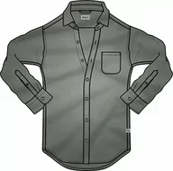 Koszule męskie - Replay Koszula męska, 103 Zielony Khaki, M - miniaturka - grafika 1