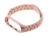 Akcesoria do smartwatchy - Bransoletka pasek Xiaomi Mi Band 3/ Xiaomi Mi Band 4 - rose gold - miniaturka - grafika 1