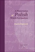 Filologia i językoznawstwo - A Panorama of Polish Word-Formation - miniaturka - grafika 1