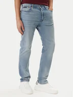 Spodnie męskie - Calvin Klein Jeansy LV04RD900G Niebieski Slim Fit - miniaturka - grafika 1