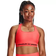 Bielizna sportowa damska - Biustonosz sportowy Under Armour Crossback Mid Bra - miniaturka - grafika 1