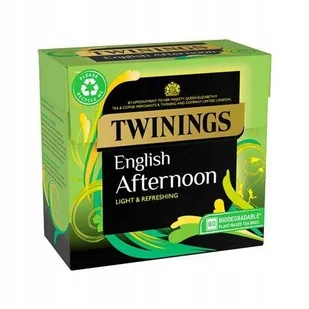 Twinings English Afternoon Herbata Czarna 80szt - Herbata - miniaturka - grafika 1