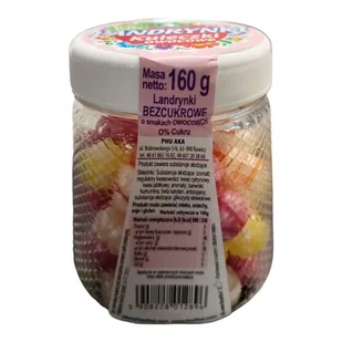 Aka Landrynki Kuleczki Owocowe 0% Cukru 160 G - Gumy do żucia, lizaki, dropsy - miniaturka - grafika 1