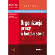 Podręczniki dla szkół zawodowych - Organizacja pracy w hotelarstwie Podręcznik - miniaturka - grafika 1