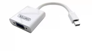 Unitek Adapter AV miniDisplayPort na VGA Biały Y-6327WH - Adaptery i przejściówki - miniaturka - grafika 3