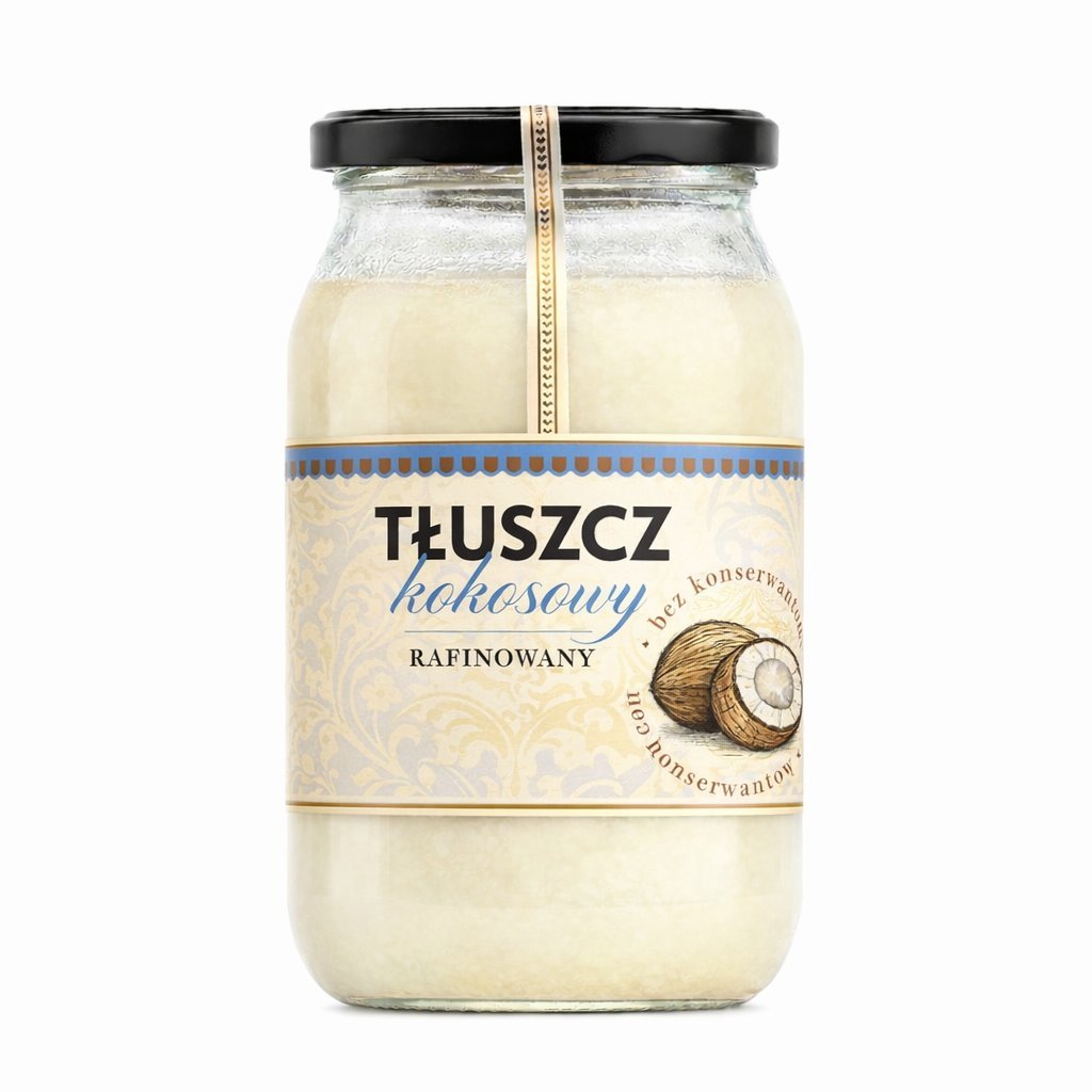 Tłuszcz kokosowy rafinowany 900 ml - Schronisko Bukowina