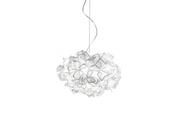 Lampy sufitowe - Slamp Ekscytująca lampa wisząca CLIZIA, biała - miniaturka - grafika 1