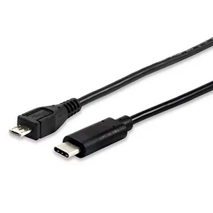 Equip Kabel USB USB-C microUSB czarny 12888407 - Kable USB - miniaturka - grafika 1