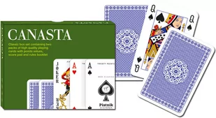 Piatnik Karty 2 talie Canasta New Classic - Gry karciane - miniaturka - grafika 1