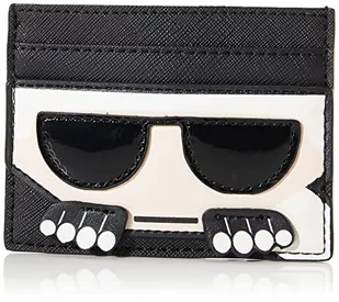 Karl Lagerfeld Paris Etui na karty damskie KKarl etui na karty kredytowe, - Czarny wiele - Rozmiar Uniwersalny - Etui na dokumenty i karty - miniaturka - grafika 1