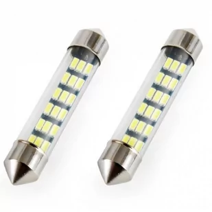 AMiO 01092 Żarówki Led Standard Festoon C5W 18xSMD 3014 12V 41mm 2 sztuki AMI-01092 - Żarówki samochodowe - miniaturka - grafika 1
