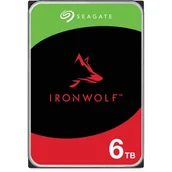 Dyski HDD - SEAGATE NAS HDD 6TB IronWolf 5400rpm 6Gb/s SATA 256MB cache 3.5inch - miniaturka - grafika 1