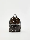 Plecaki - Reserved - Plecak z przeźroczystego materiału - czarny - miniaturka - grafika 1