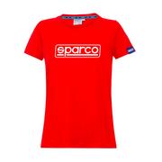 Koszulki i topy damskie - Koszulka t-shirt damska FRAME Sparco czerwona - miniaturka - grafika 1