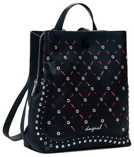 Desigual Back_Yankee, Akcesoria PU Backpack Mini Women, Medium, Czarny (Black), M - Torebki damskie - miniaturka - grafika 1