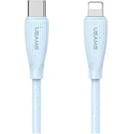 Kable USB - Kabel USB-C - Lightning USAMS Green Series SJ717 30W 1 m Niebieski - miniaturka - grafika 1