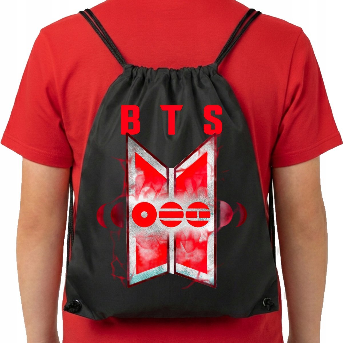 Plecak BTS IS BACK K-POP Arirang World Tour Worek Miejski F63 Czarny
