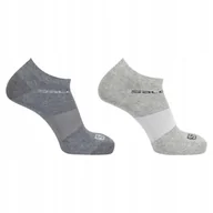 Odzież trekkingowa damska - Skarpetki turystyczne Salomon Festival stopki 2 pary - miniaturka - grafika 1
