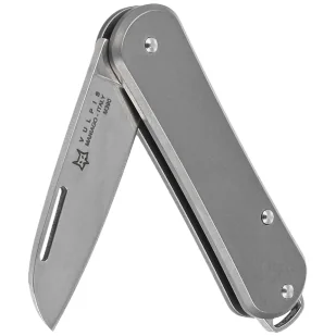 Nóż składany Fox Vulpis Sandblasted Titanium, Polished M390 (FX-VP108 TI) - Noże - miniaturka - grafika 7