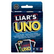 Gry karciane - Games JLH43 gra planszowa Liar's UNO Gra karciana Zrzucanie - miniaturka - grafika 1