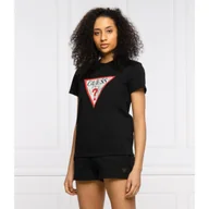Koszulki i topy damskie - GUESS T-shirt | Regular Fit - miniaturka - grafika 1