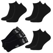 Skarpetki męskie - 3X SOKKO STOPKI MĘSKIE Z BAMBUSA NISKIE BAMBUSOWE 45-47 - SM3-S61-CZA-45-47 - miniaturka - grafika 1