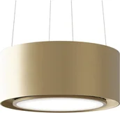 Okapy kuchenne - Okap wyspowy CIARKO DESIGN PIU LIGHT 80 gold 640 m3/h - miniaturka - grafika 1