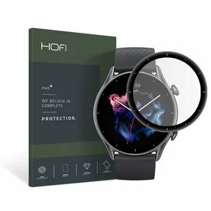 Hofi Szkło hybrydowe Hybrid Pro+ do Amazfit GTR 3 Czarny - Akcesoria do smartwatchy - miniaturka - grafika 1