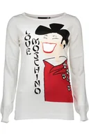 Swetry damskie - LOVE MOSCHINO Sweter damski - miniaturka - grafika 1