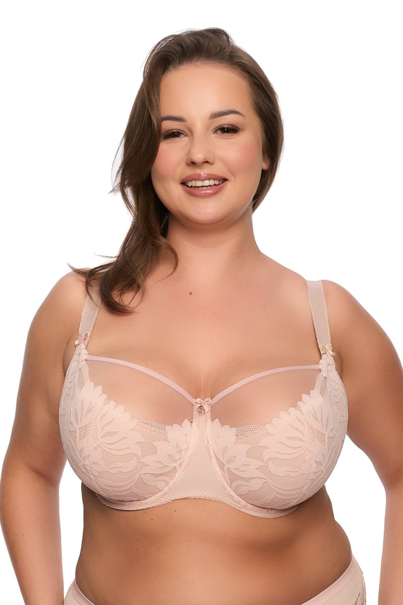 Biustonosz Semi-Soft Keto MAXI 1134 półusztywniany różowy 85K