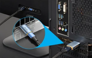 Adapter HDMI żeński - Display Port męski Vention HFMH0 8K (niebieski) - Adaptery i przejściówki - miniaturka - grafika 5