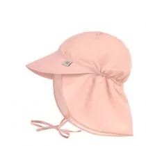 Czapki dla dzieci - Lassig Czapka przeciwsłoneczna z daszkiem i osłoną karku UV80 Splash & Fun pink, rozm. 50/51 - grafika 1