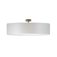 Lampy sufitowe - Okrągła lampa sufitowa LED do sypialni GRENADA fi - 80 cm - kolor jasny szary - miniaturka - grafika 1