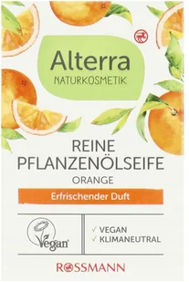 Alterra Naturalne Mydło Roślinne Z Pomarańczą - Mydła - miniaturka - grafika 1