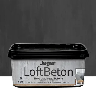 Efekt dekoracyjny LOFT BETON 2 l kolor nr 5 Efekt betonu JEGER - Tynki - miniaturka - grafika 1