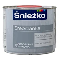 Farby wewnętrzne - Śnieżka Farba żaroodporna Srebrzanka srebrny 500 ml - miniaturka - grafika 1