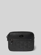 Torby męskie - Torba na ramię z dodatkiem gładkiej skóry - miniaturka - grafika 1